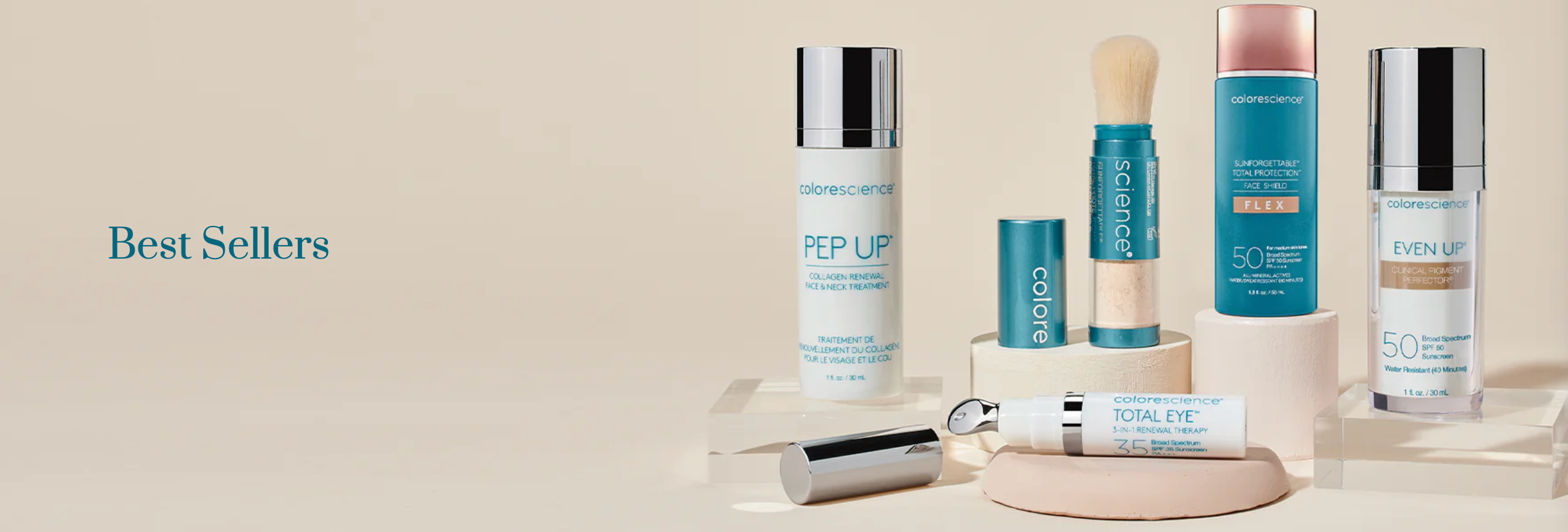 COLORESCIENCE® - Mineraalimeikkisarja fysikaalisilla aurinkosuojilla. Colorescience. Mineraalimeikkisarja. Fysikaalinen aurinkosuoja