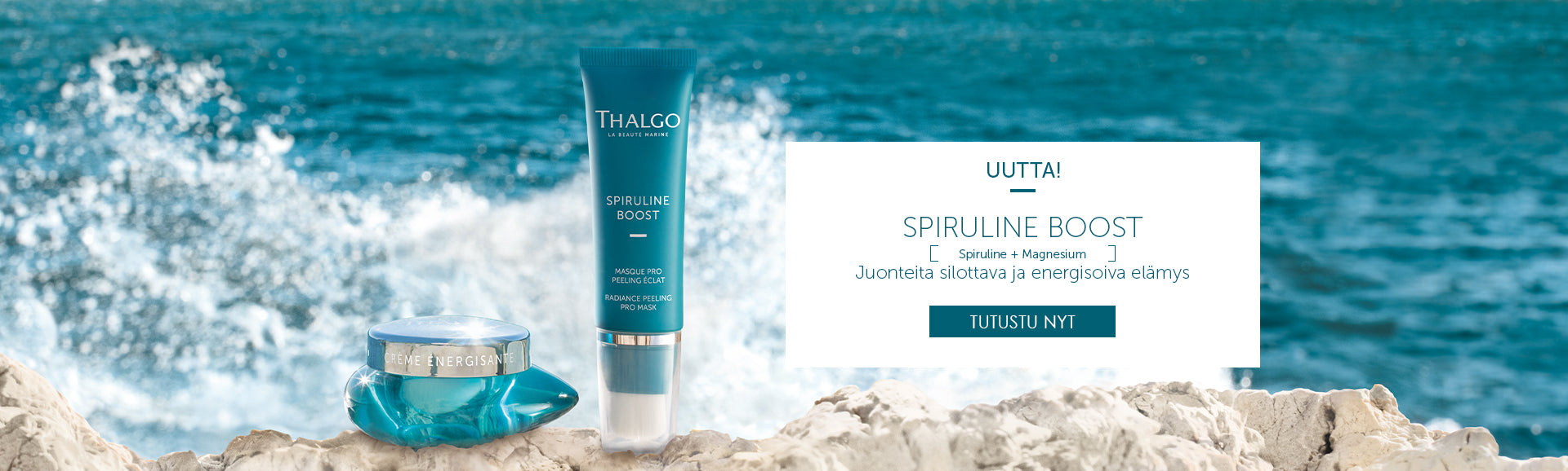 THALGO SPIRULINE BOOST - JUONTEET, VÄSYNYT JA SAMEA  IHO