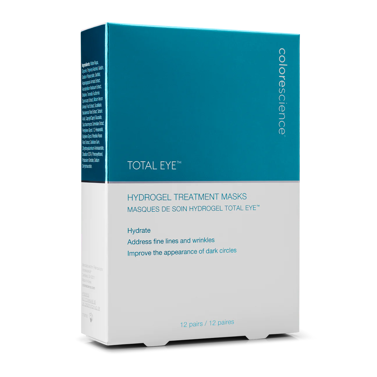 COLORESCIENCE TOTAL EYE® HYDROGEL TREATMENT MASKS - Silmänympärysiho naamiolaput