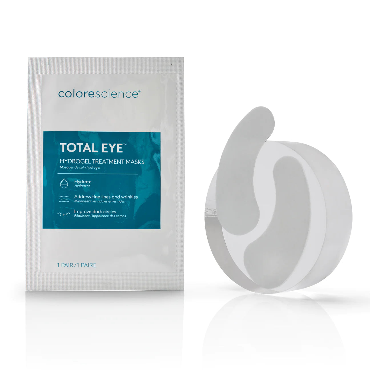 COLORESCIENCE TOTAL EYE® HYDROGEL TREATMENT MASKS - Silmänympärysiho naamiolaput