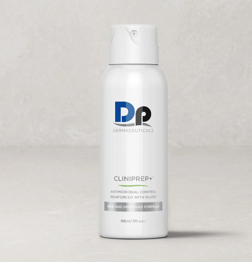DP DERMACEUTICALS CLINIPREP+ Puhdistusaine. Kasvovesi.