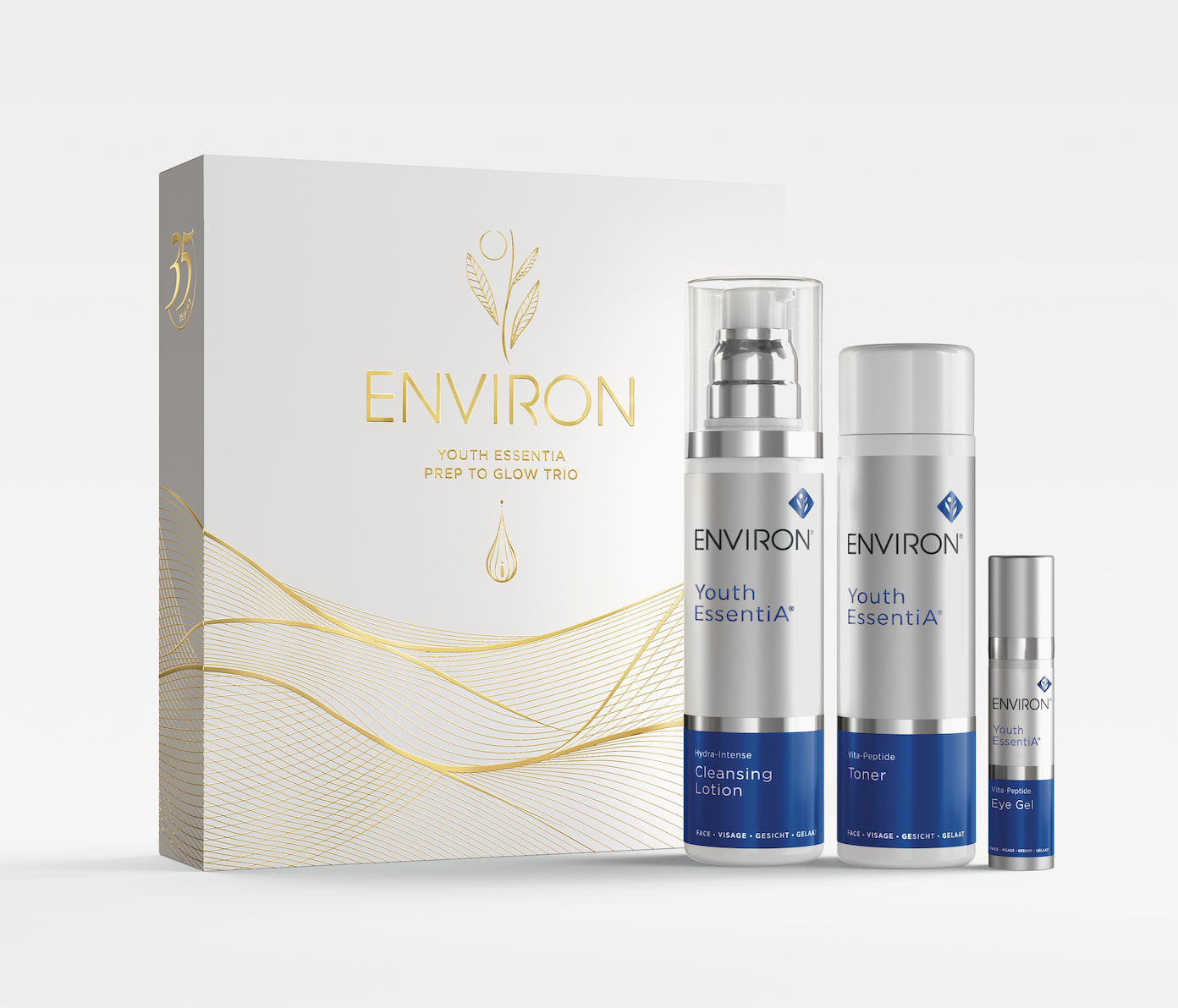 Environ YOUTH ESSENTIA. kasvovesi. Kasvomaito. Silmänympärysihon geeli