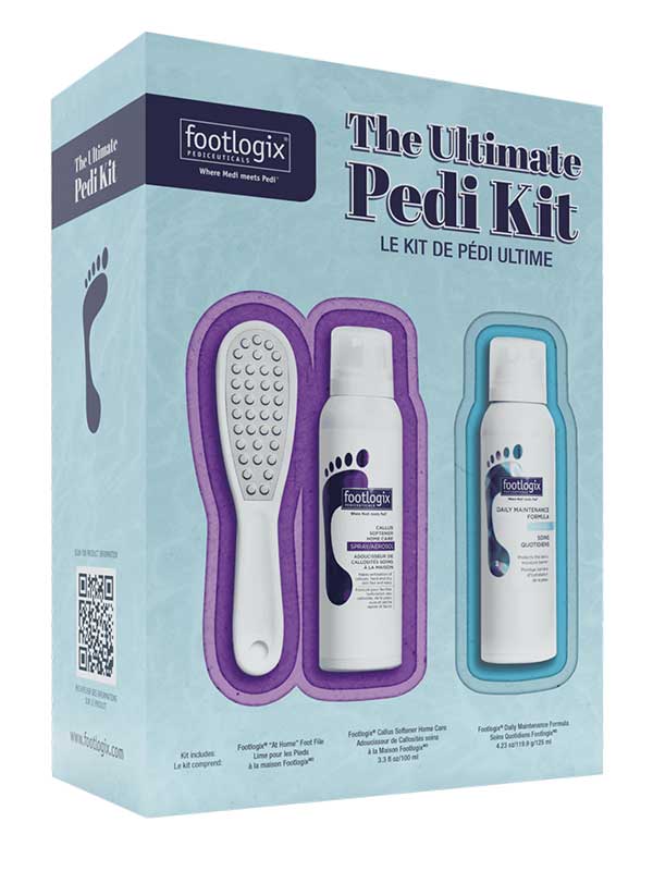 FOOTLOGIX ULTIMATE “at-home” Pedi Kit - Jalkahoitopaketti.