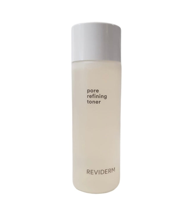 REVIDERM PORE REFINING TONER - Ihohuokosia supistava kasvovesi kierrekorkilla.