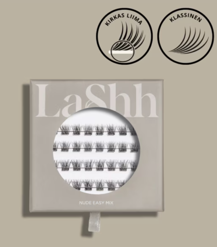 LASHH NUDE EASY MIX KIRKAS LIIMA - Itseliimautuvat irtoripset