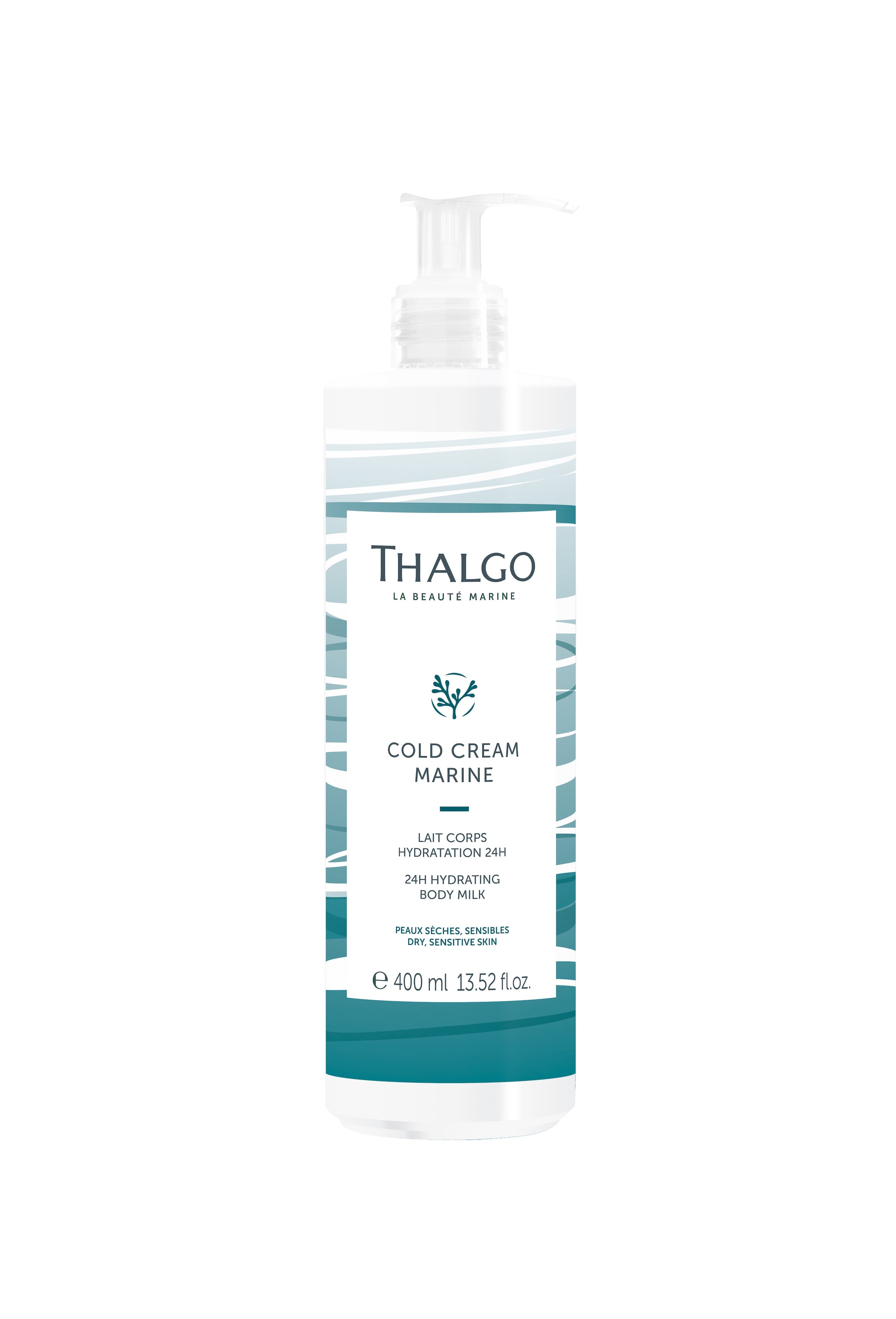 THALGO 24H HYDRATING BODY MILK 400ml -Rauhoittavaa kosteutusta. Vartalovoide