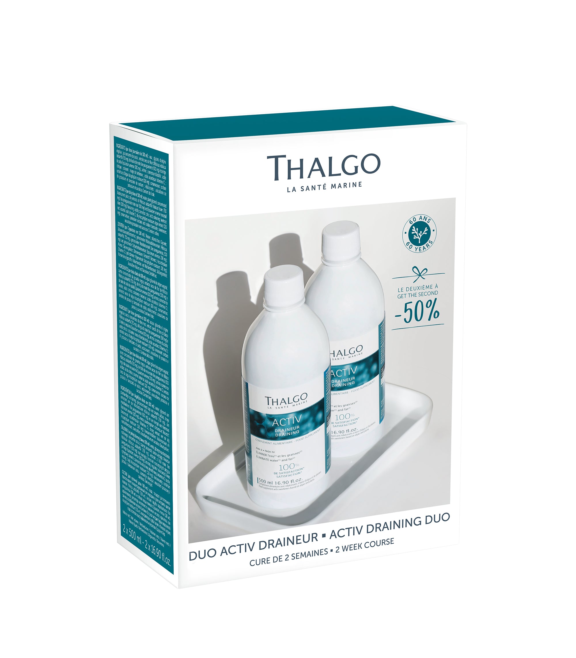 THALGO ACTIV DRAINING - 14 päivän puhdistava ja laihduttava pikakuuri