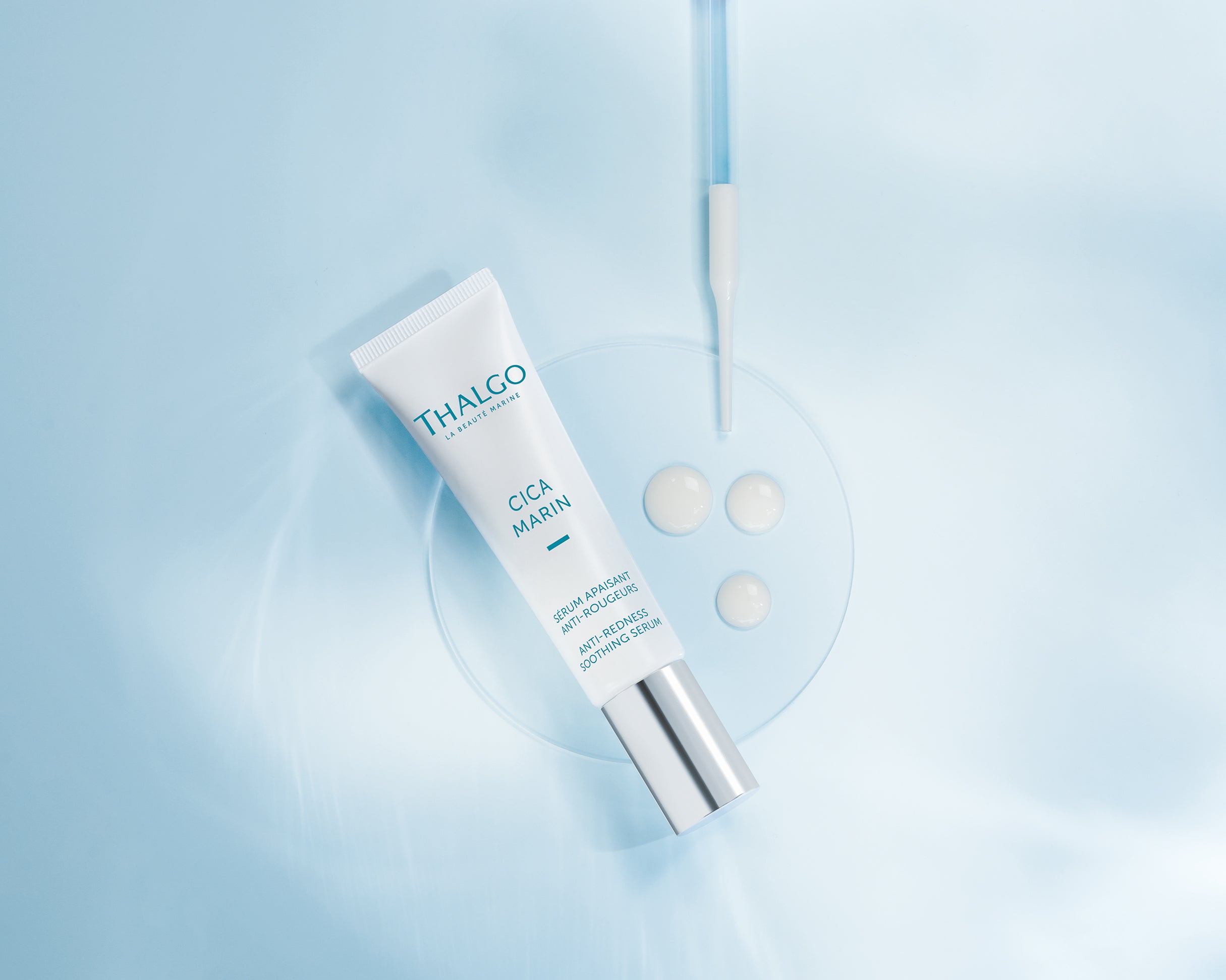 Rauhoittava kasvoseerumi. Punaiselle iholle.