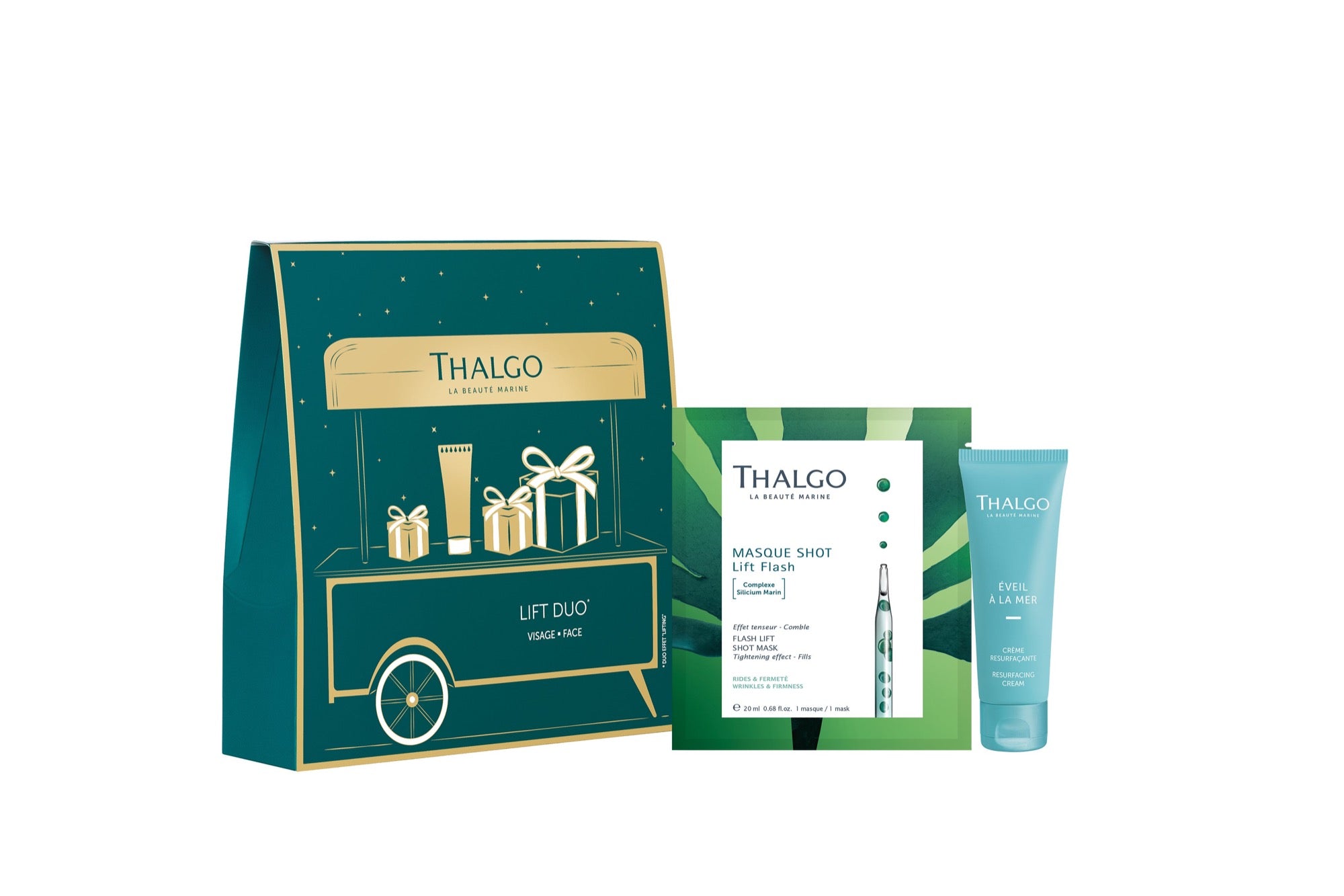 Thalgo kasvokuorinta. Kasvonaamio. Lahjapakkaus