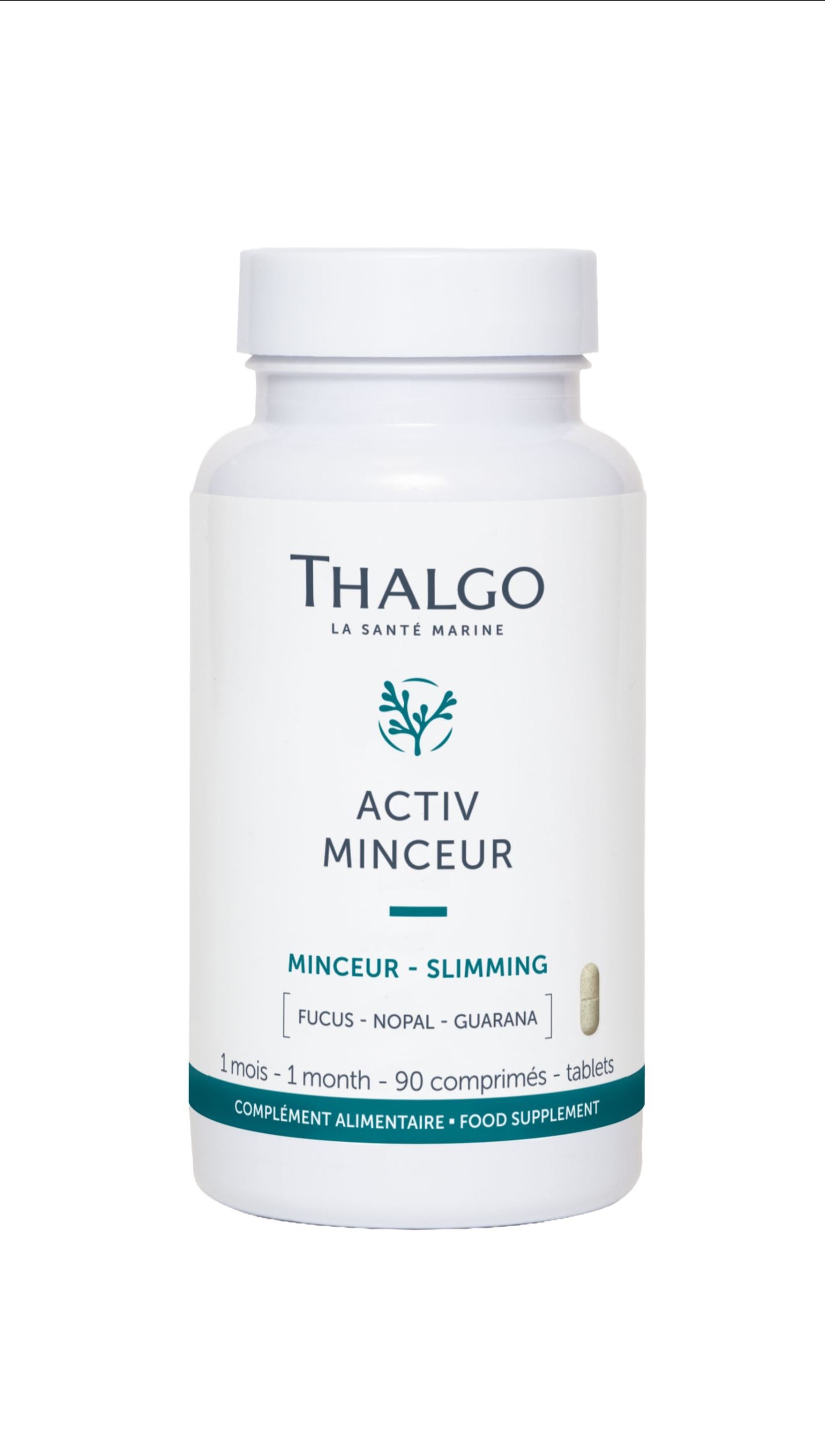 THALGO ACTIV MINCEUR - Laihdutuksen tukituote, joka sitoo ja polttaa rasvaa samalla edistäen painonpudotusta. Laihdutus. Laihdutusvalmiste