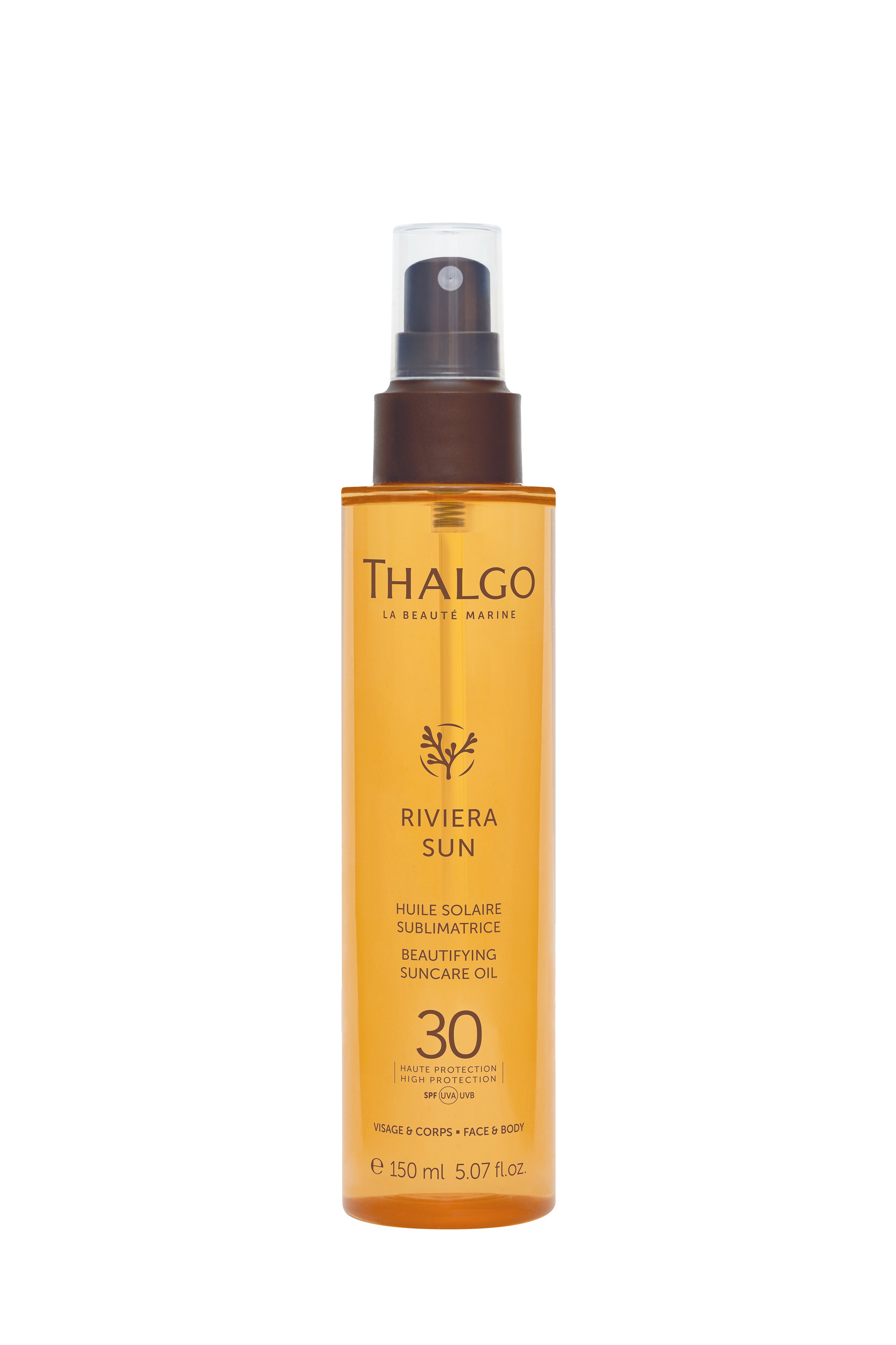 THALGO BEAUTIFYING SUNCARE OIL SPF30 -  Myös hiuksille. Aurinkoöljy