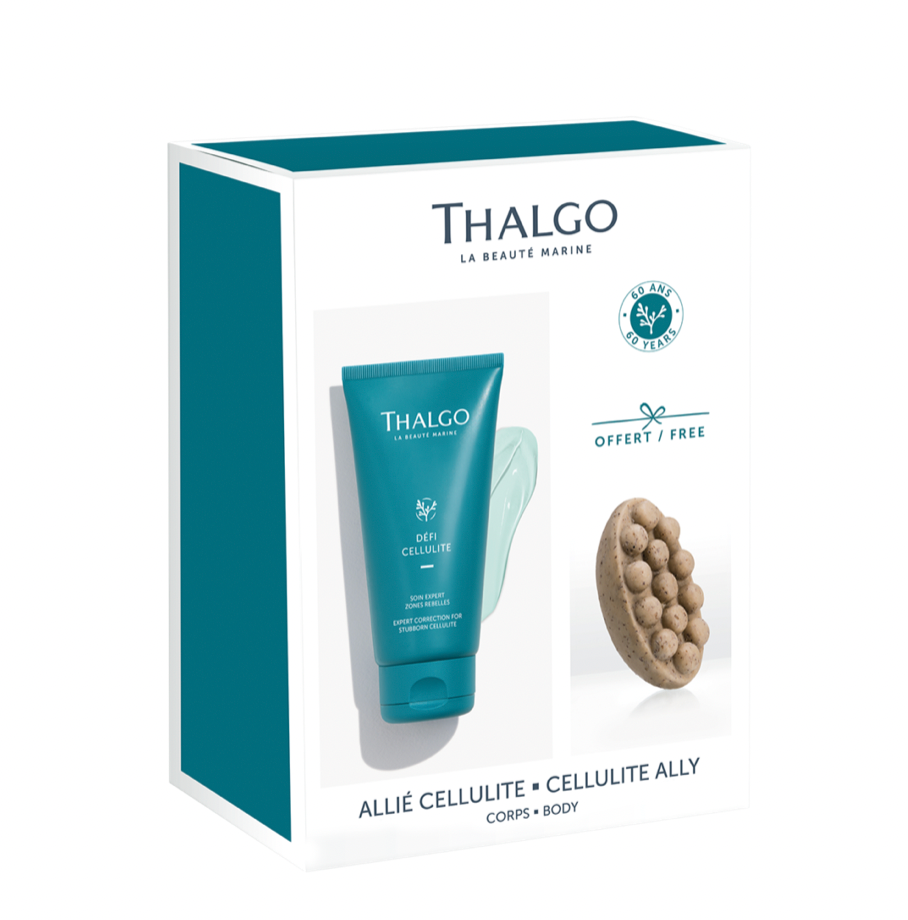 THALGO SELLULITE ALLY - Selluliittigeeliä hoitava paketti