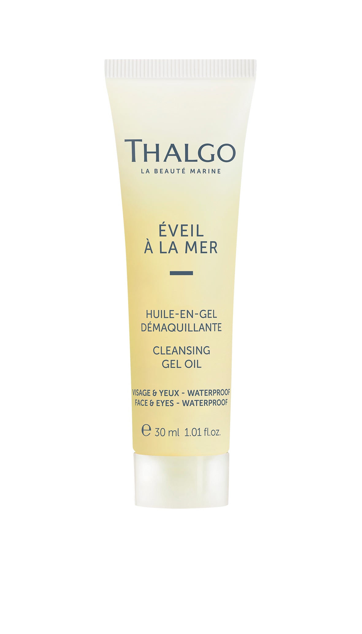 THALGO MAKE-UP REMOVING CLEANSING GEL OIL  30ml - 3 in 1 puhdistusaine normaalille ja kuivalle iholle