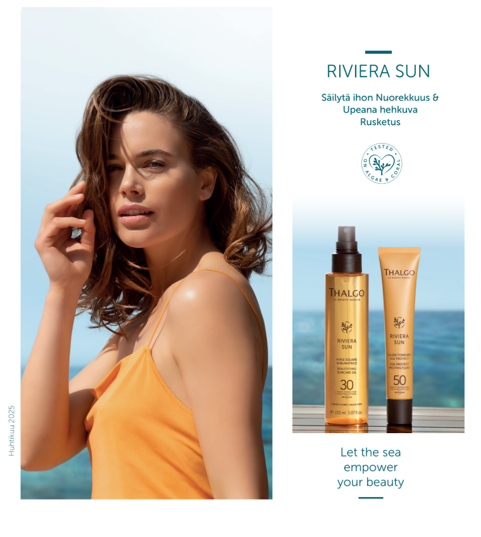 THALGO MOISTURISING MILKY SPRAY SPF50+ - Tarjoaa kolminkertaisen suojan lyhyitä ja pitkiä UVA- ja UVB-säteitä. Aurinkovoide.