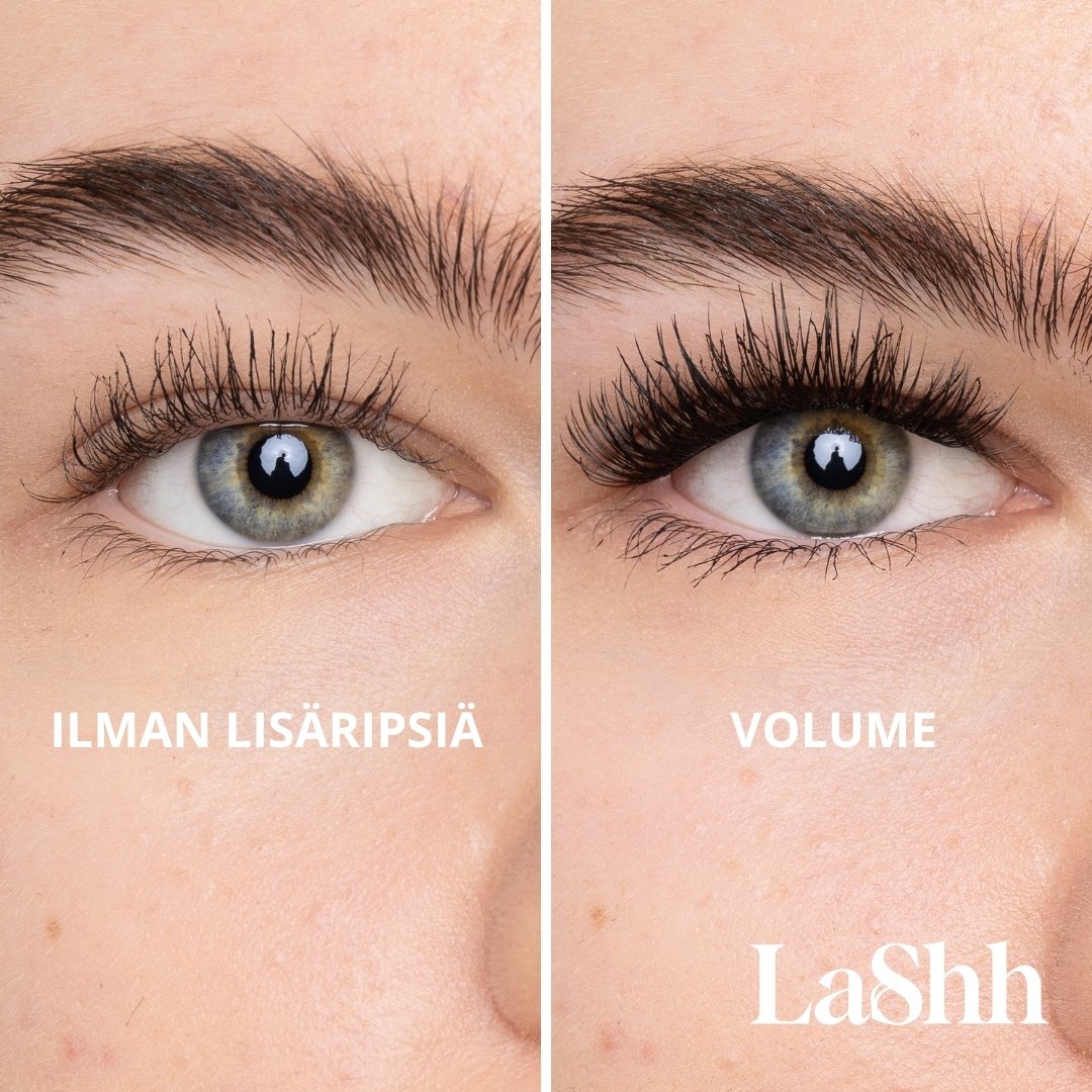 LASHH VOLUME EASY MIX MUSTA LIIMA - Itseliimautuvat irtoripset