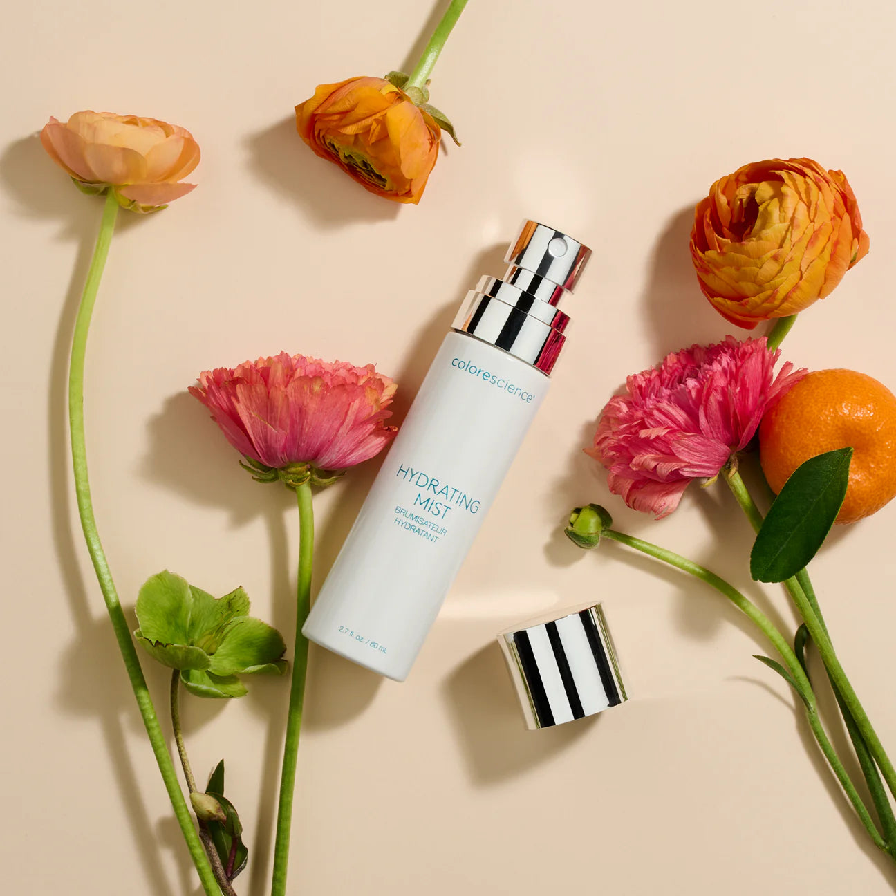 COLORESCIENCE HYDRATING MIST SETTING SPRAY - Rauhoittaa ihoa, kiinnitä meikin ja elävöittää kasvoja.