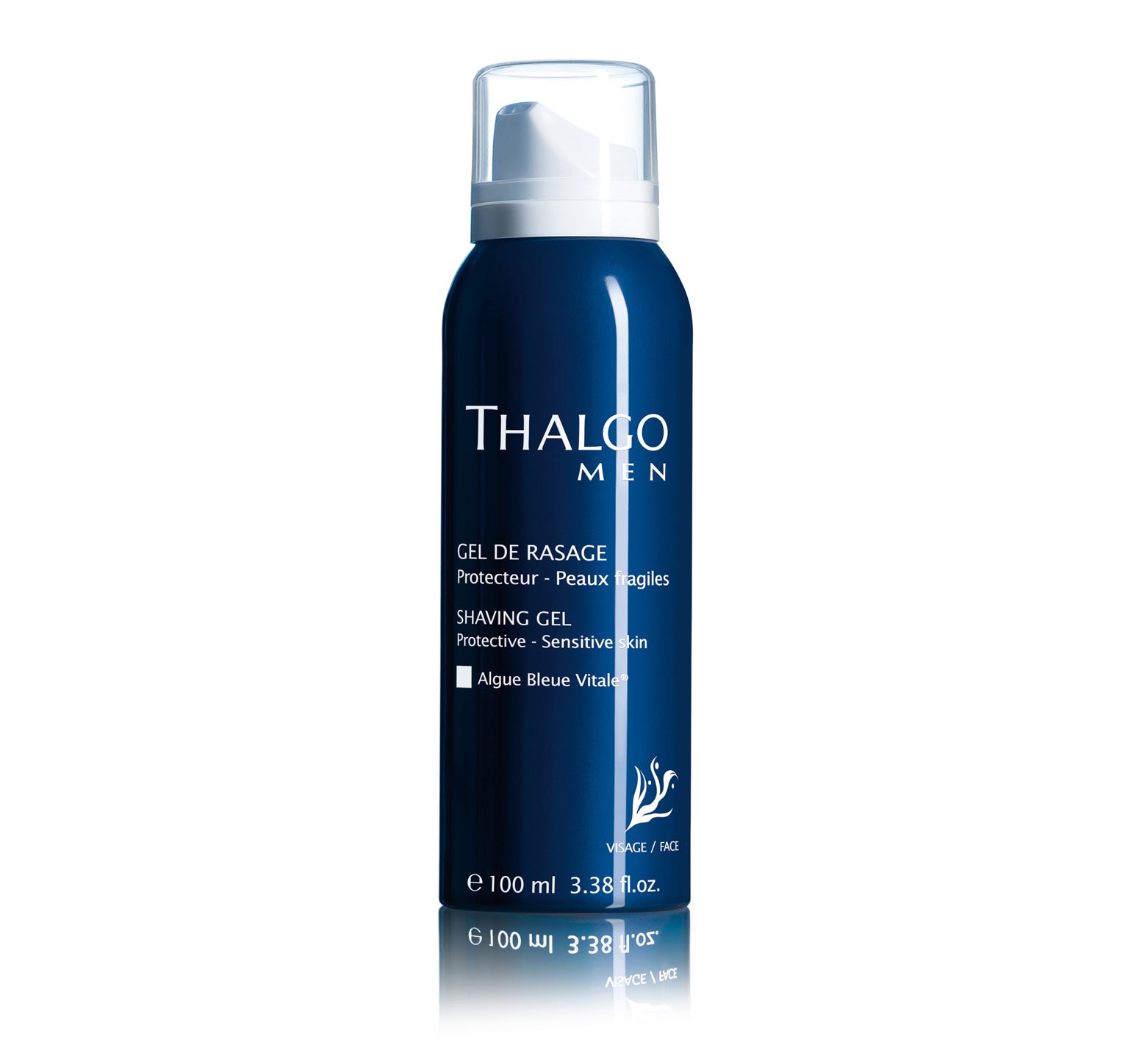 THALGO MEN SHAVING GEL- Ihoa rauhoittava parranajogeeli joka muuttuu vaahdoksi