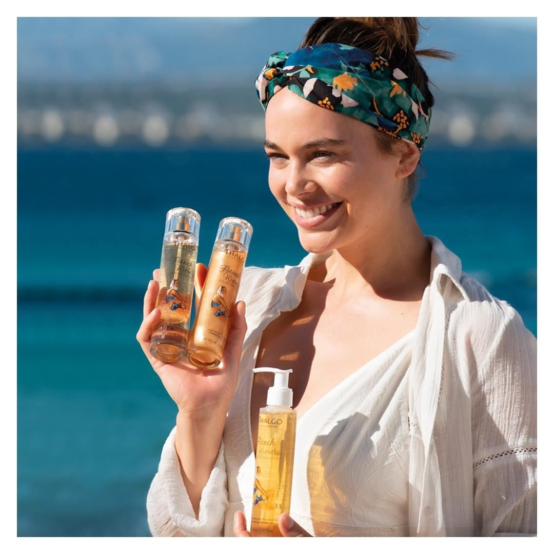 THALGO SHIMMERING DRY OIL - Vartalon kuivaöljy kimalluksella.