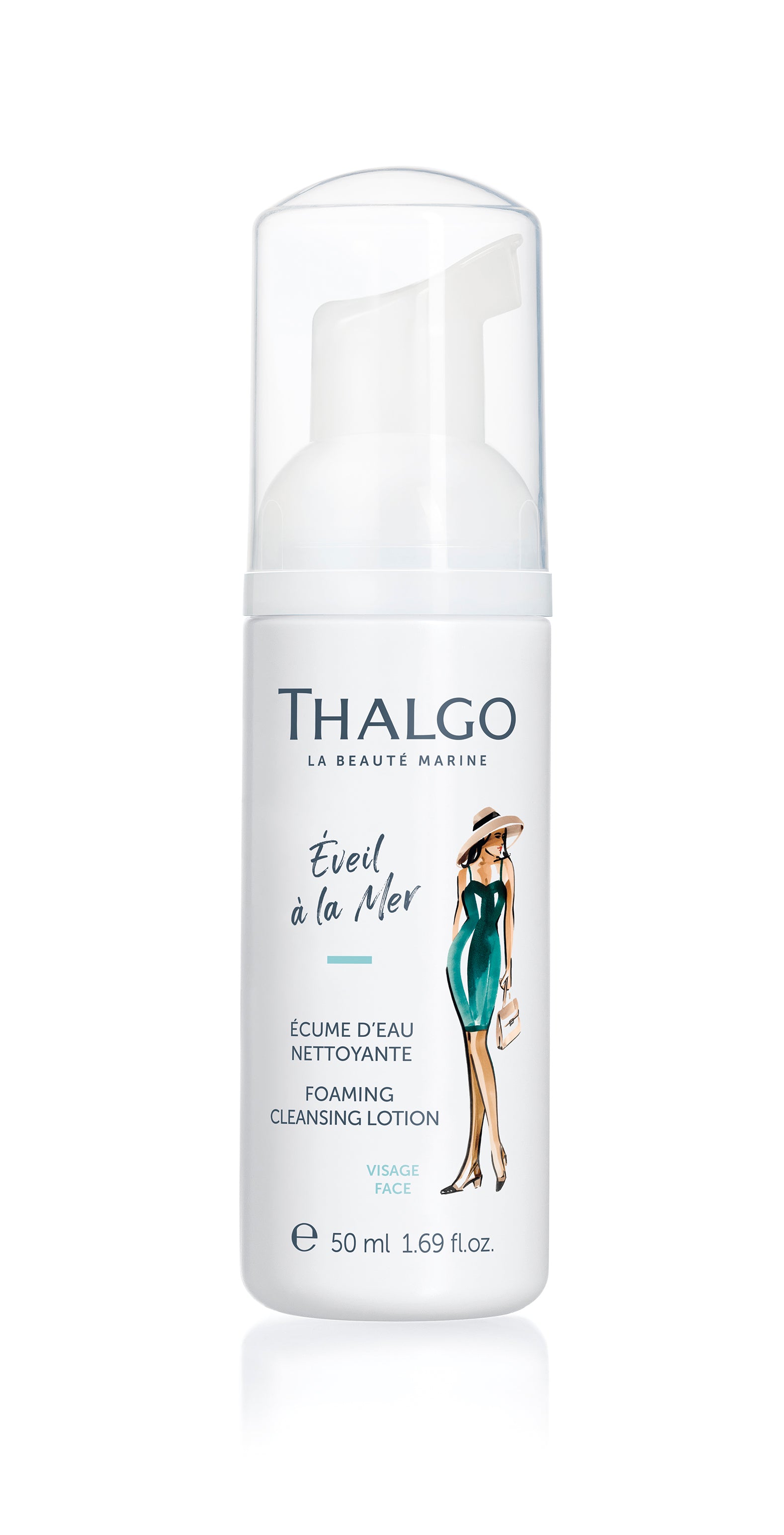 THALGO FOAMING CLEANSING LOTION 50ml - Tehokas kosteuttava puhdistusvaahto kaikille, ei kuivata!
