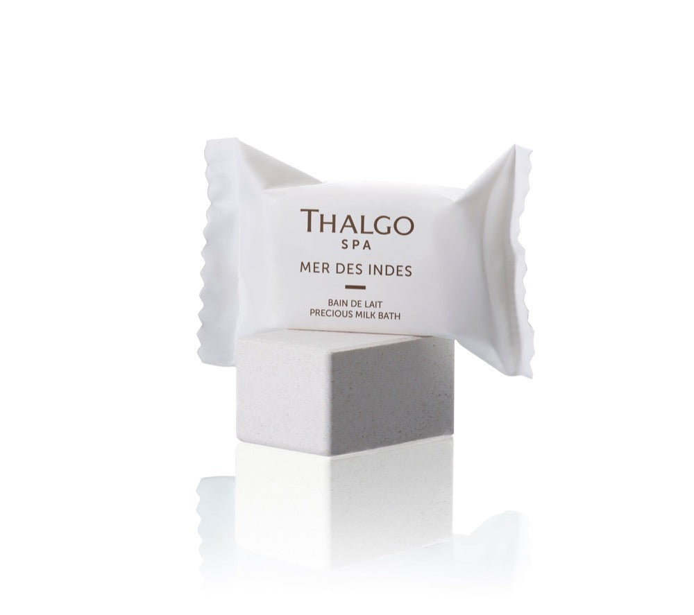 THALGO PRECIOUS MILK BATH - Rentouttava ja rauhoittava kylpysokeri. Jalkakylpy. Vartalokylpyaine. Maitokylpy