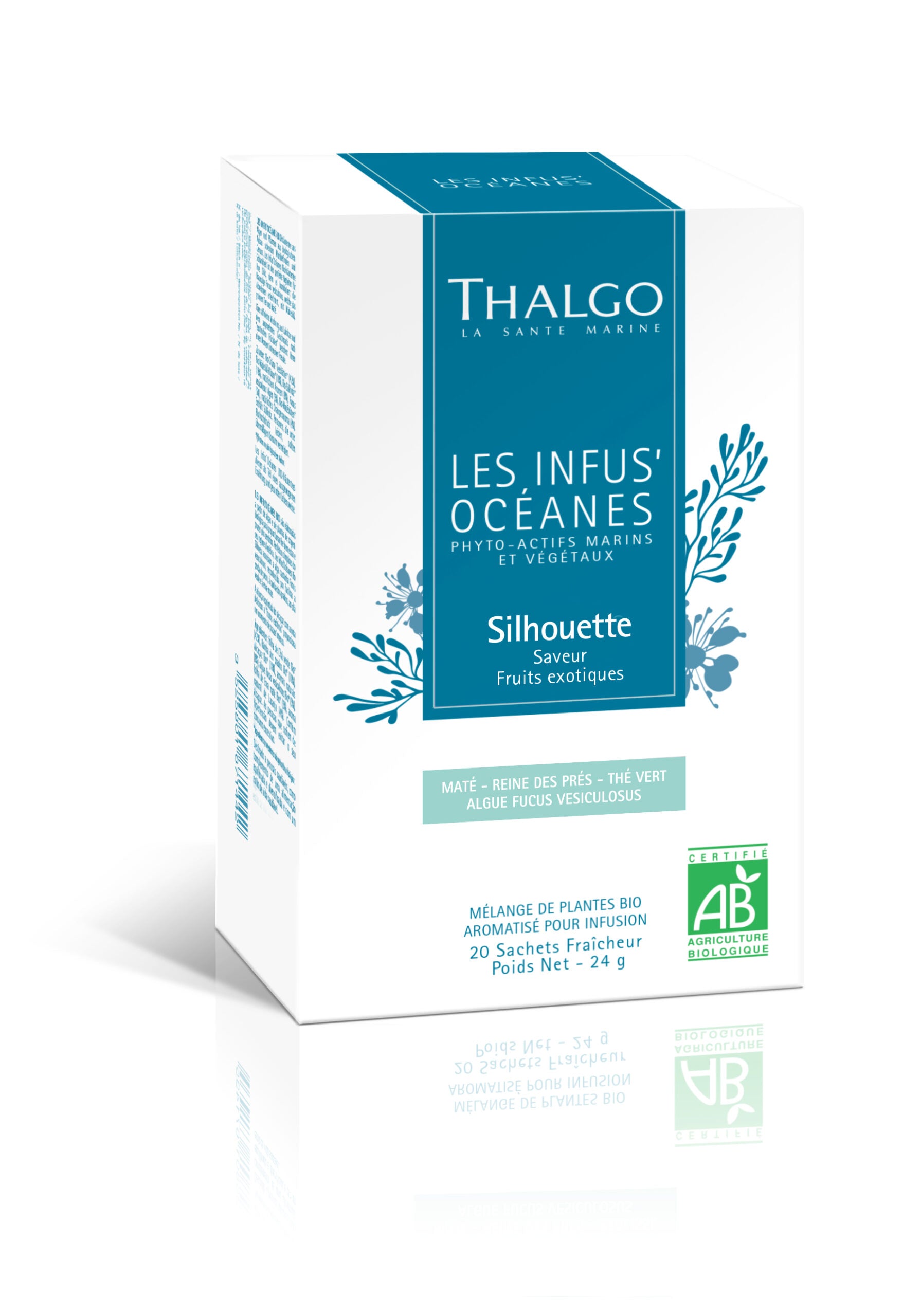 THALGO ORGANIC INFUS’OCEANES - SILHOUETTE :  Merellinen ja orgaaninen teejuoma.