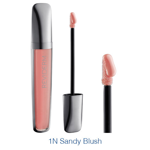 REVIDERM MINERAL LACQUER GLOSS. Huulikiiltopurkki. Vaaleanpunaine.