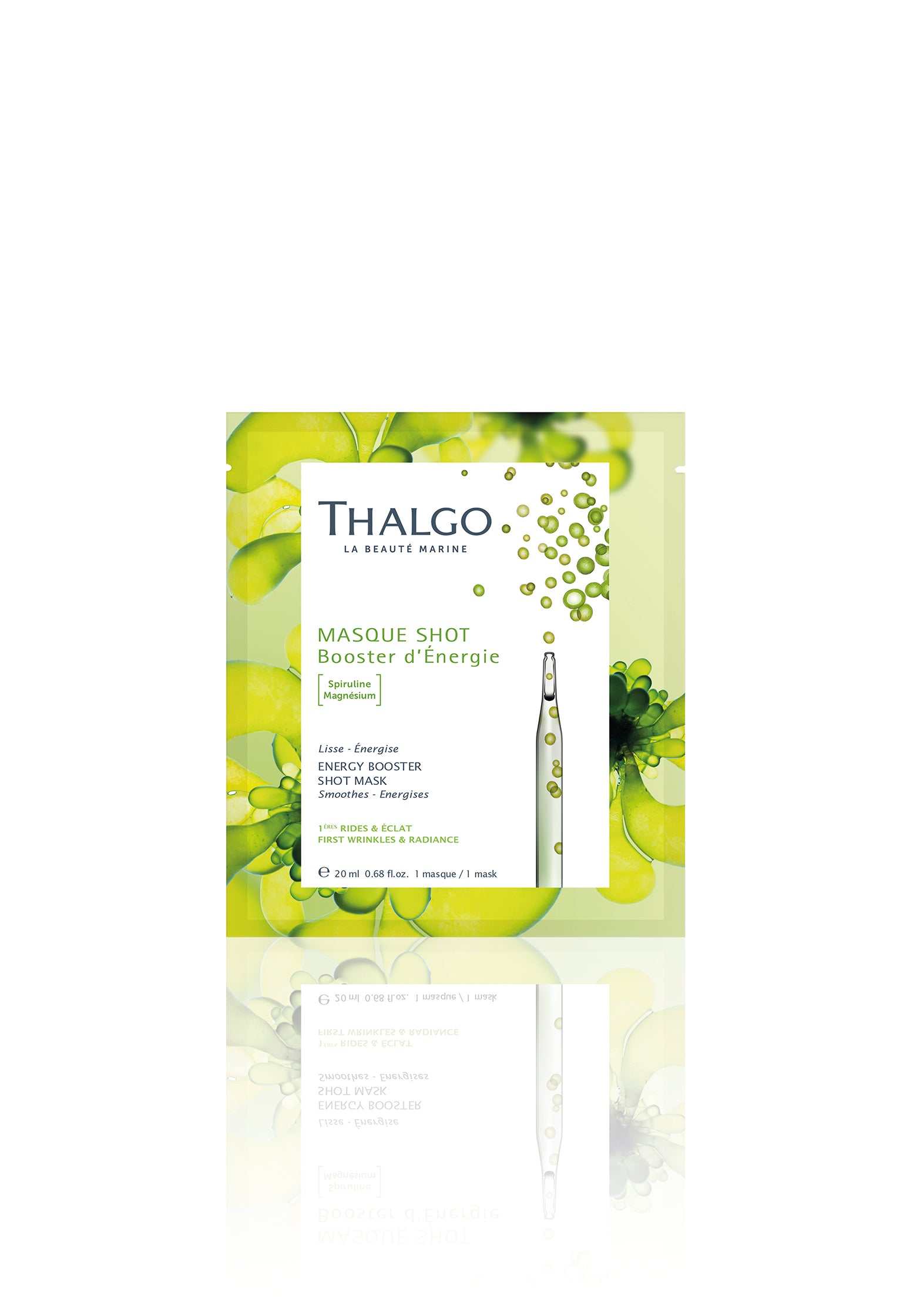 THALGO ENERGY BOOSTER SHOT MASK. Kasvonaamiopaketti.