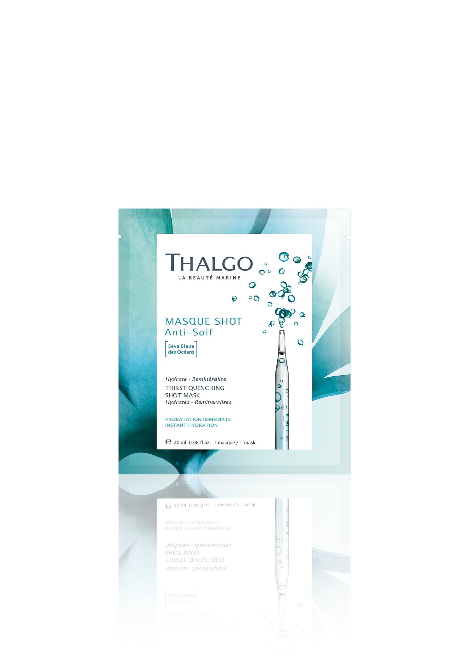 THALGO THIRSH QUENCHING SHOT MASK - Kosteuttava ja Mineralisoiva valmisnaamio