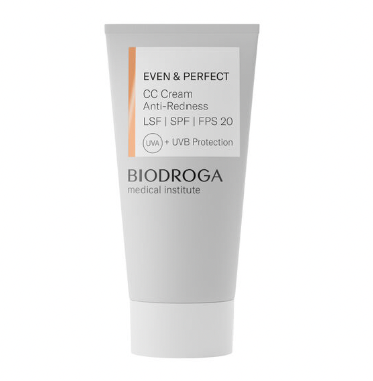 BIODROGA MD CC CREAM SPF 20 COLOR CORRECTION FOR REDNESS SKIN  - Punoittavalle iholle Anti-age värinkorjausvoide aurinkosuojalla