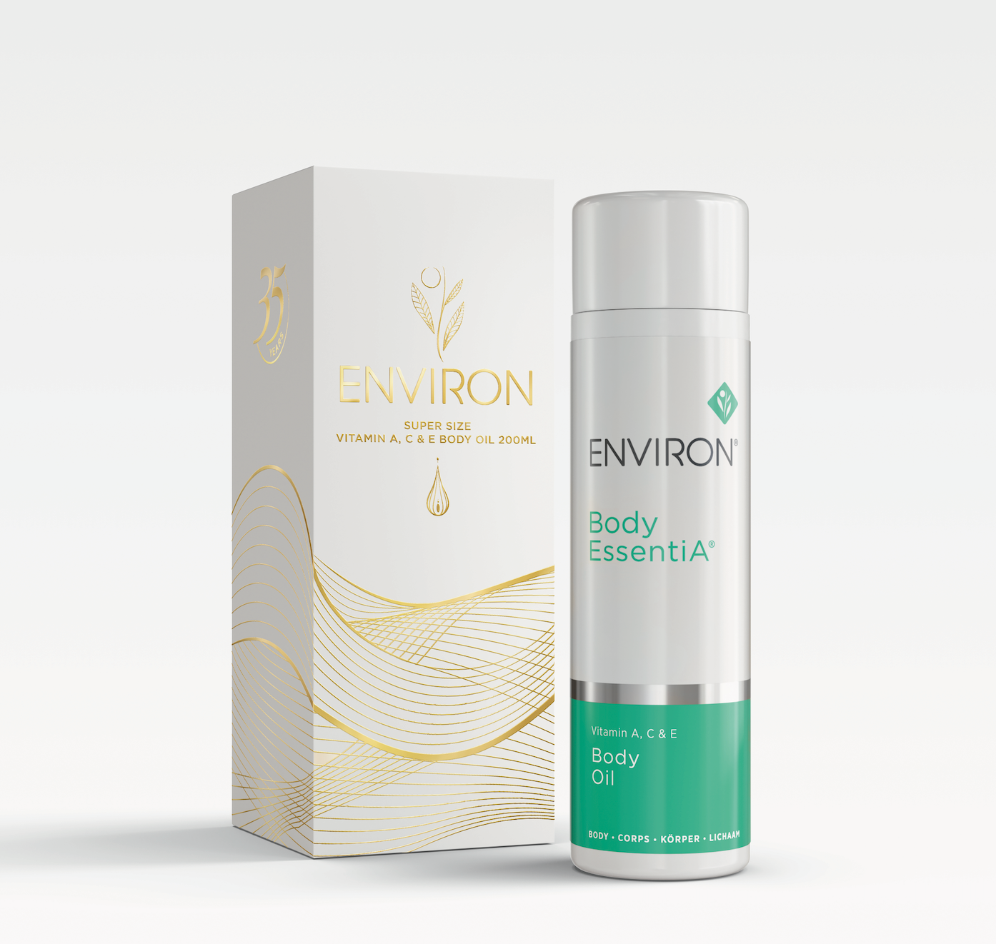 Environ korkealaatuinen medikaalinen kasvoöljy ja vartaloöljy.
