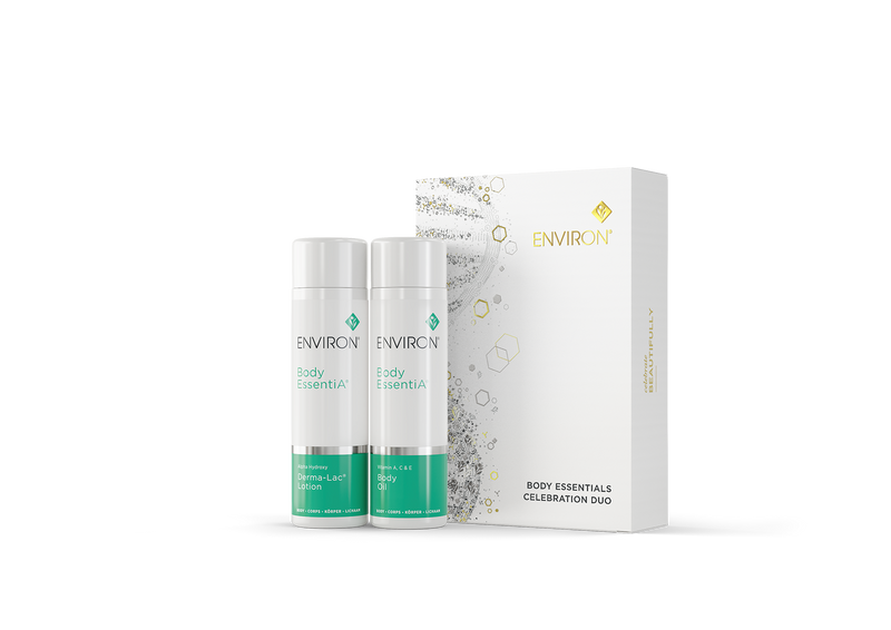ENVIRON HOLIDAY GIFTING COLLECTION - BODY ESSENTIALS CELEBRATION DUO. Vartalonkuorinta. Vartalonhoito