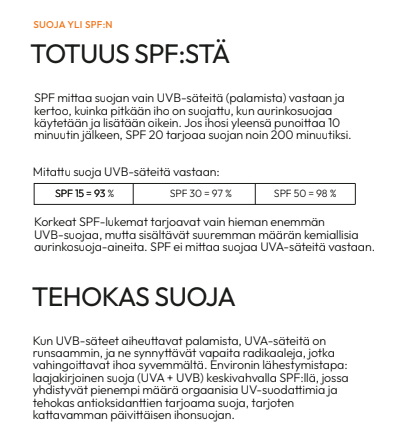 ENVIRON RAD ACTIVE ANTIOKSIDANT SUN CREAM SPF 20 - Aurinkosuojavoide. ENVIRON RAD SHIELD® MINERAL SUNSCREEN - Fysikaalinen aurinkosuoja