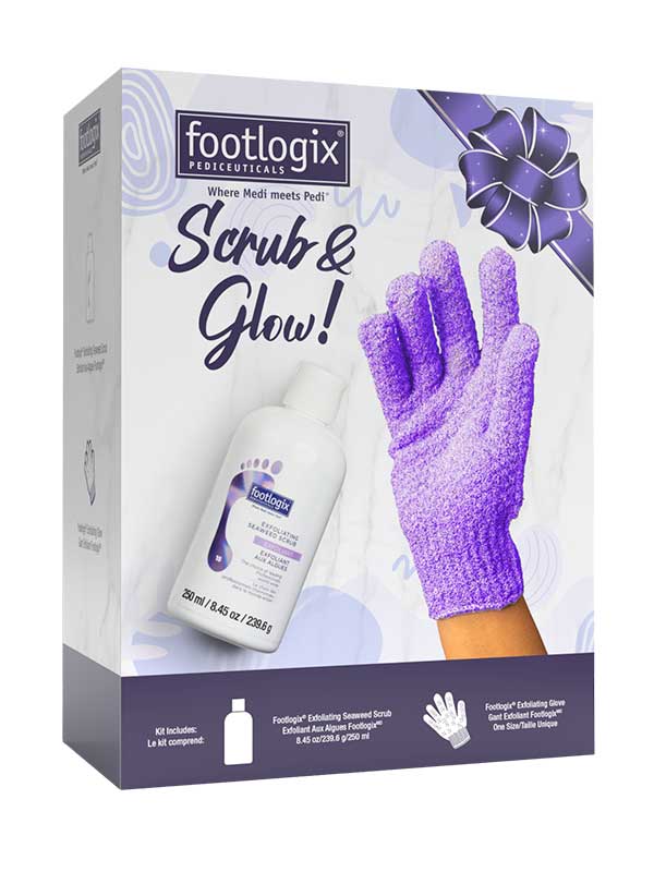 FOOTLOGIX SCRUB AND GLOW  -lahjapakkaus