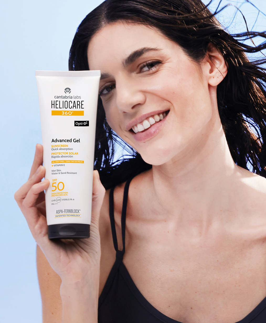 HELIOCARE ADVANCED GEL SPF 50 - Helposti levittyvä aurinkosuoja vartalolle