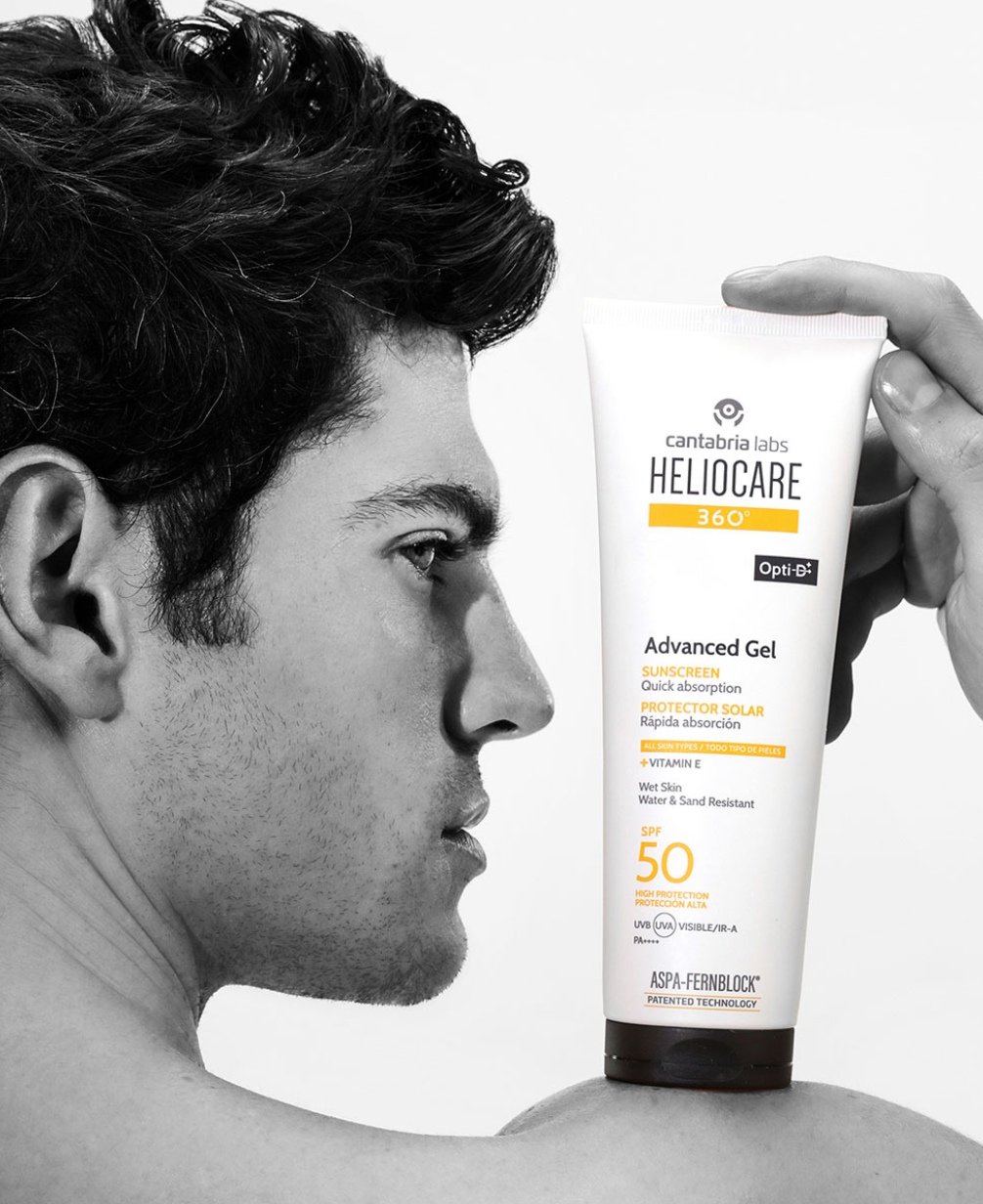HELIOCARE ADVANCED GEL SPF 50 - Helposti levittyvä aurinkosuoja vartalolle