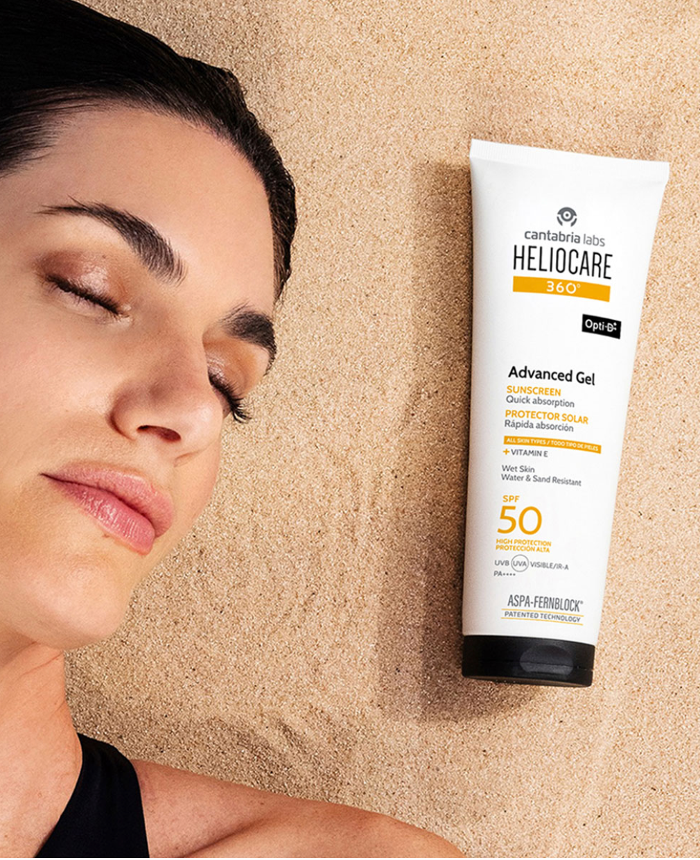 HELIOCARE ADVANCED GEL SPF 50 - Helposti levittyvä aurinkosuoja vartalolle