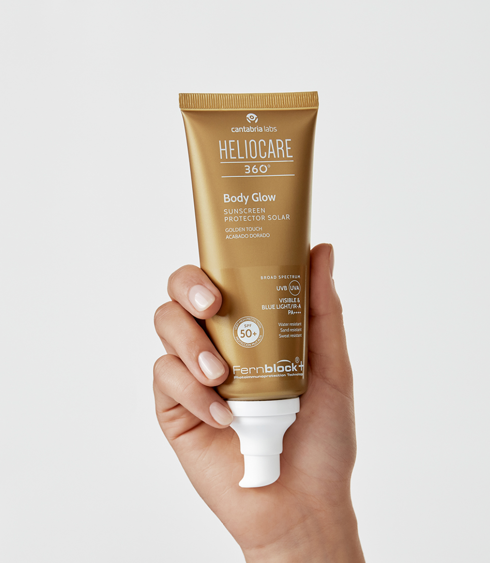 HELIOCARE BODY GLOW SPF 50+ - Aurinkosuoja.

