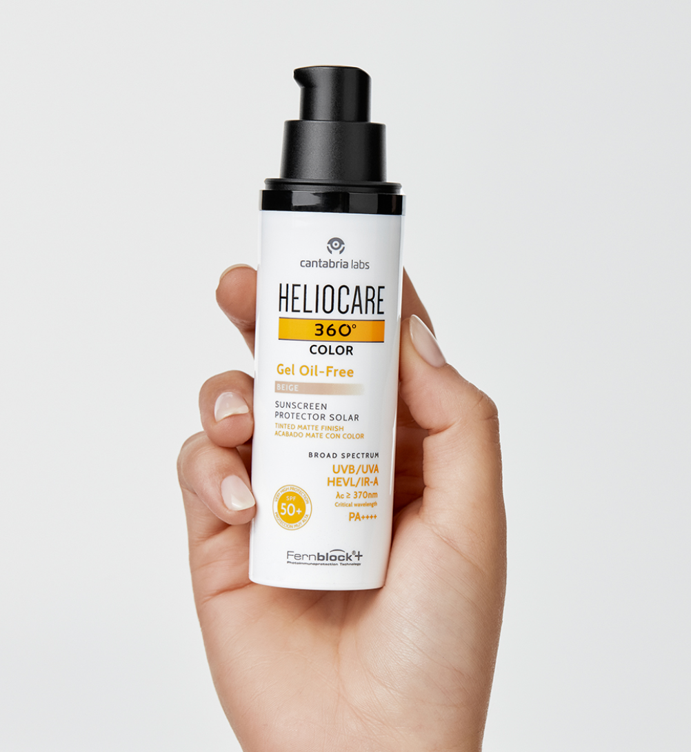 HELIOCARE GEL OIL-FREE COLOR SPF 50+  Aurinkosuoja ja meikki yhdessä.