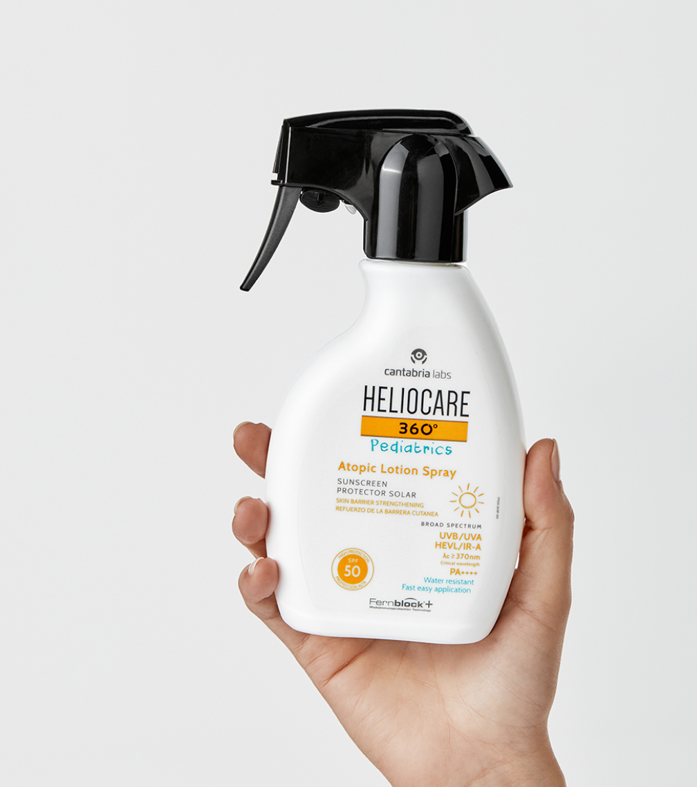 HELIOCARE PEDIATRICS ATOPIC LOTION SPRAY SPF 50 - Aurinkosuoja herkälle vartalon iholle