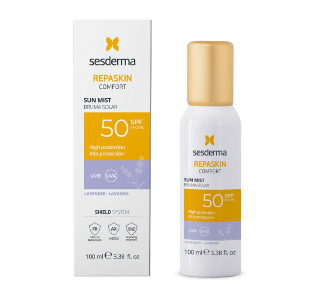 SESDERMA REPASKIN Urban365 Sensitive SPF50+ -Aurinkosuojavoide herkälle iholle 
