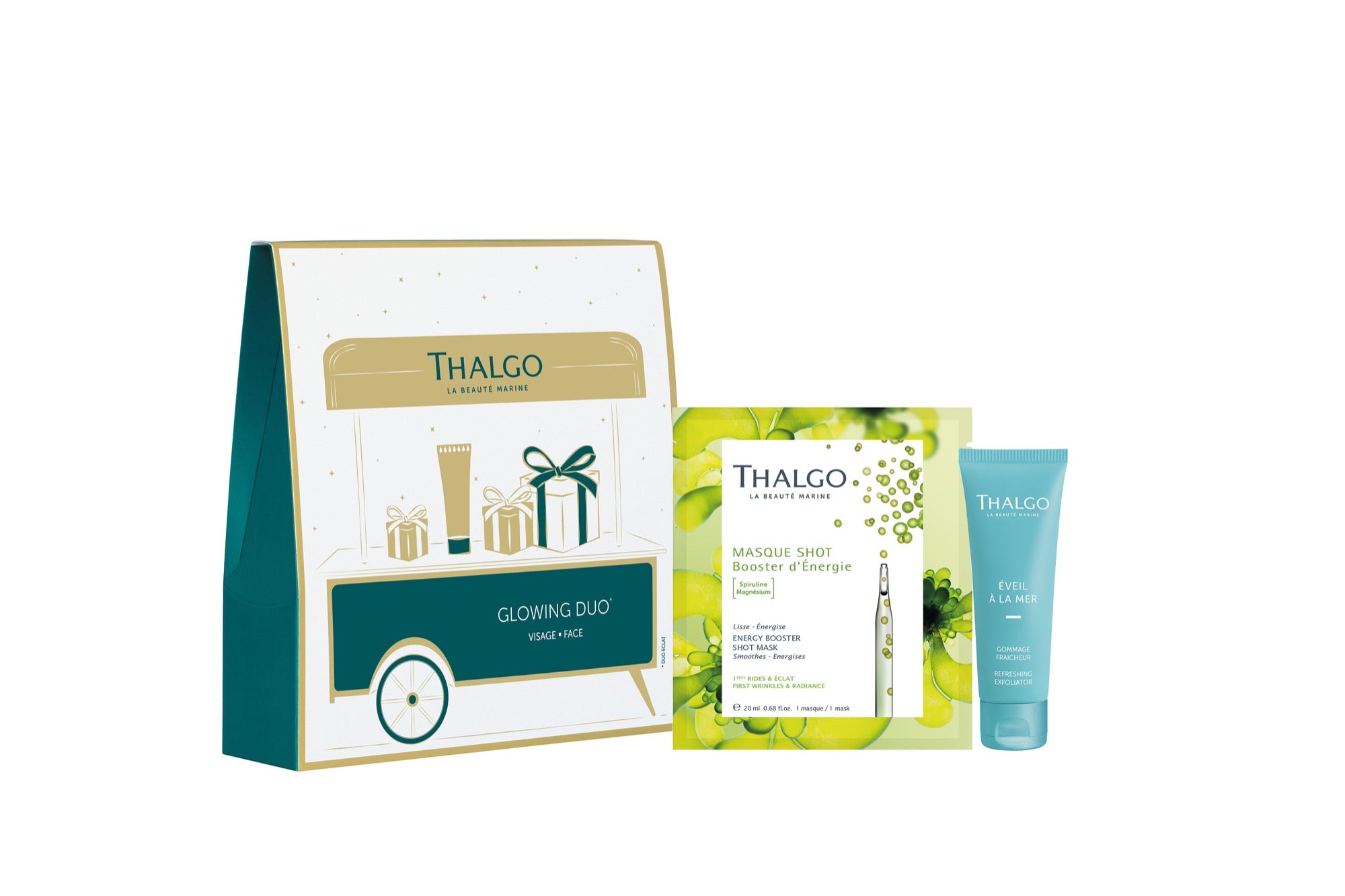 Thalgo kasvokuorinta. Kasvonaamio. Lahjapakkaus