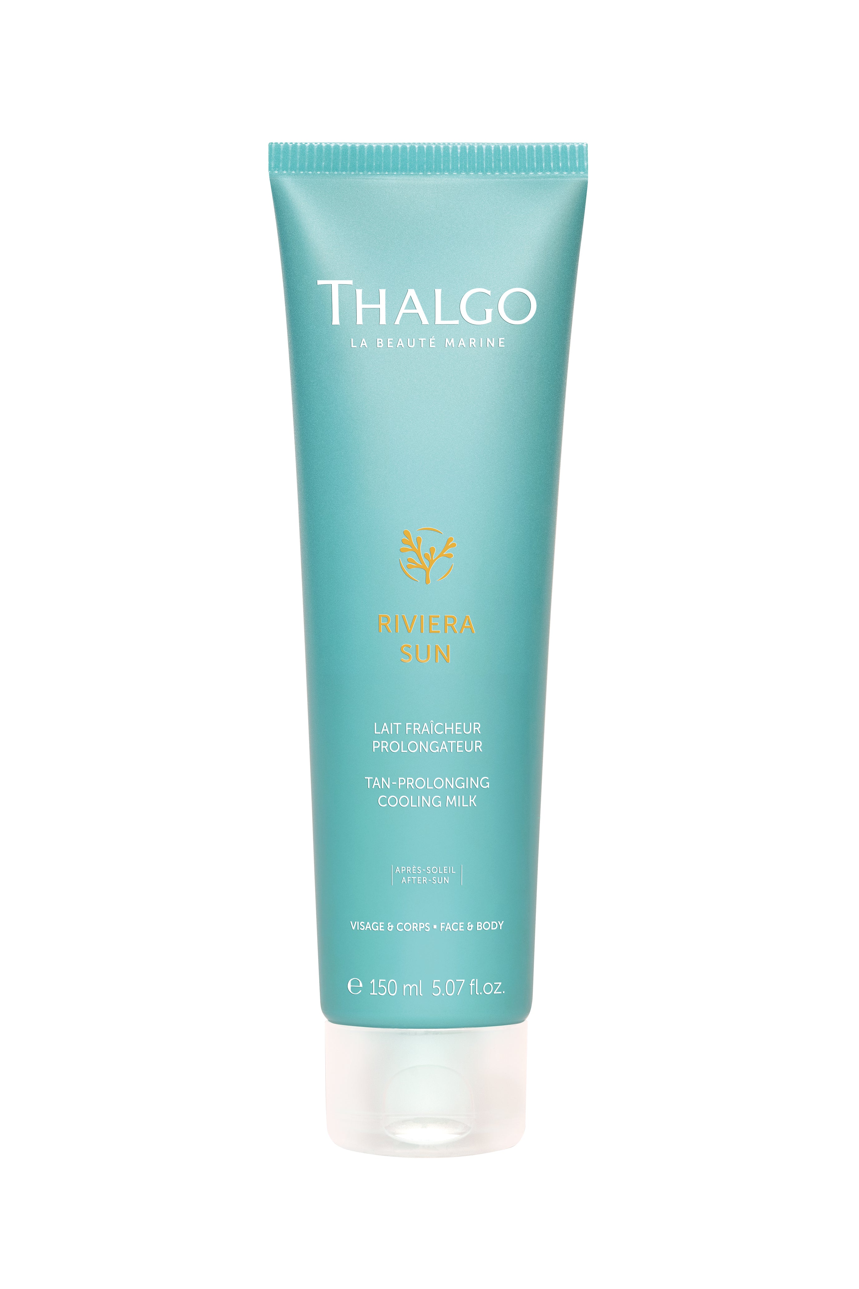 THALGO TAN-PROLONGING COOLING MILK -  After sun voide joka rauhoittaa ihoa auringon jälkeen ja välitön raikkauden tunne. Vartalovoide. Ihon rauhoitus. Aftersun