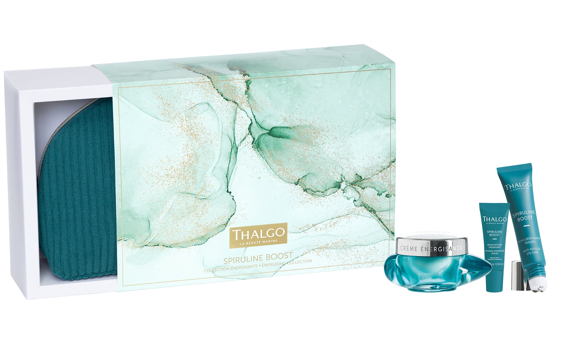 THALGO SPIRULINE BOOSTLAHJAPAKETTI - Kirkastusta ja detoxia iholle