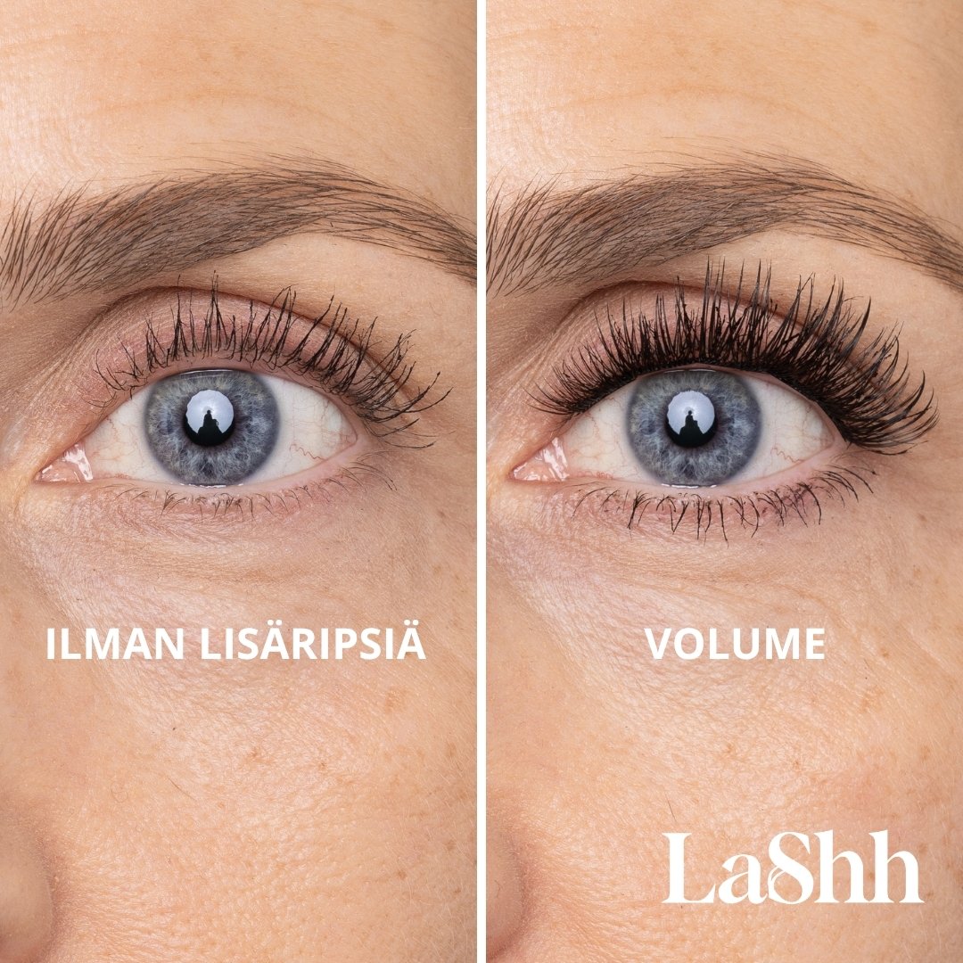 LASHH VOLUME EASY MIX MUSTA LIIMA - Itseliimautuvat irtoripset
