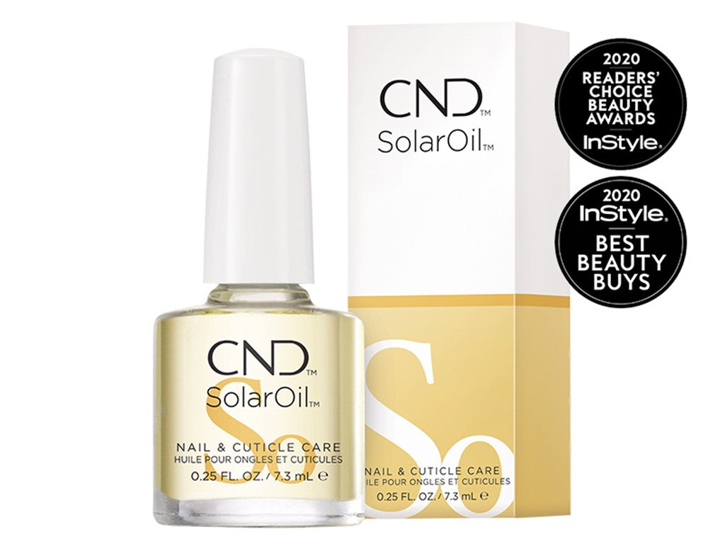 CND SOLAR OIL™-kynsiöljy  Ehkäise kynsien vaurioita kuten liuskoittumista, katkeilua ja värjäytymiä. KYNSINAUHAÖLJY.