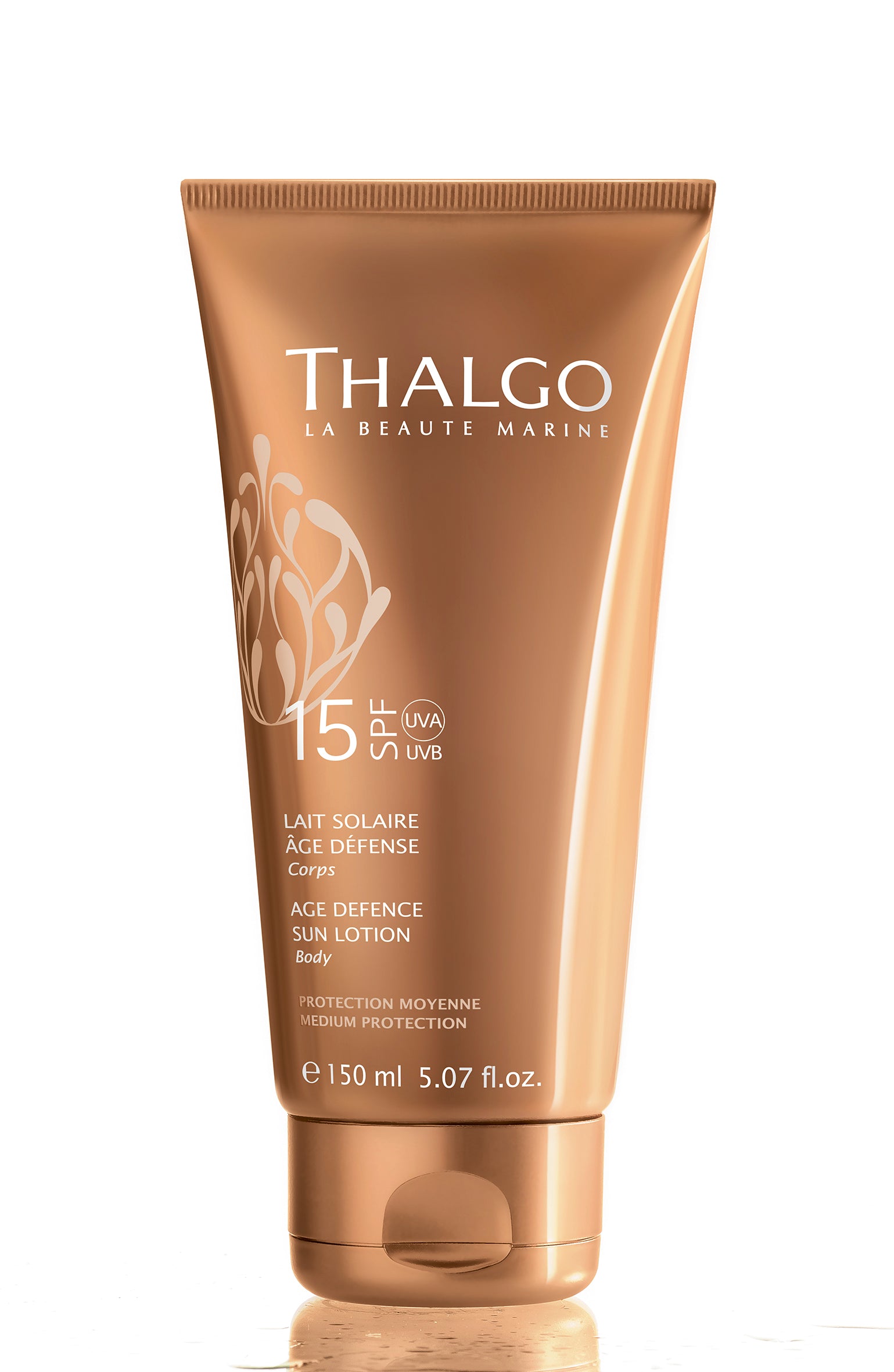 THALGO AGE DEFENCE SUN LOTION SPF 15 - Aurinkosuoja vartalolle