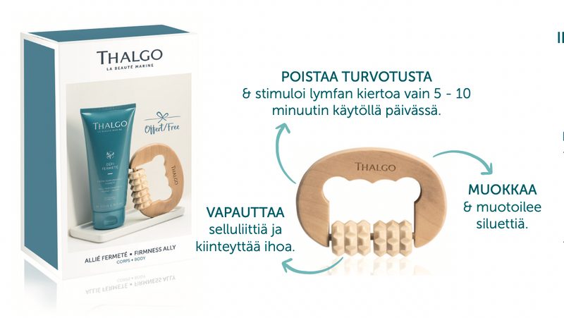 THALGO KAMPANJAPAKETTI - Vartalon selluliittia muokkaava paketti. Selluliittivoide