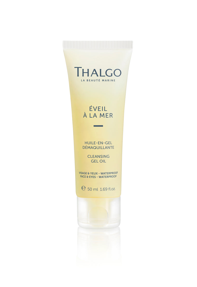 THALGO MAKE-UP REMOVING CLEANSING GEL OIL  50ml - 3 in 1 puhdistusaine normaalille ja kuivalle iholle