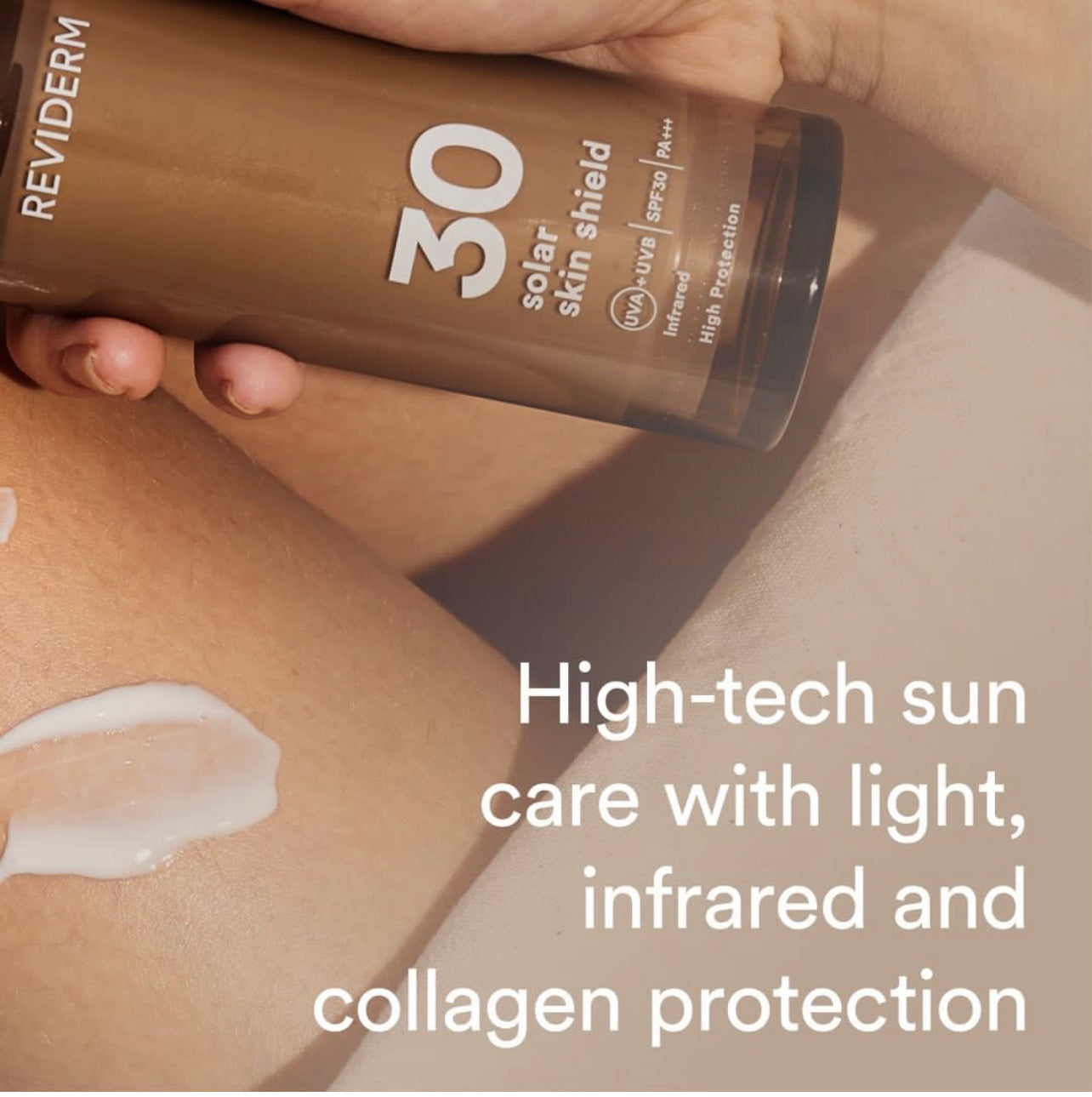 REVIDERM SOLAR SKIN SHIELD SPF 30 -  Aurinkosuoja. Kolmitehoinen vaikutus: suojaa, rauhoittaa ja kosteutta